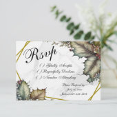 The Winery RSVP Card Karte (Stehend Vorderseite)