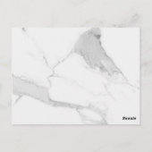 The Winery Wedding Invitation Postkarte (Rückseite)