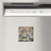 The Winged Deer (Tapestry) Magnet (In Situ (Geschirrspüler))