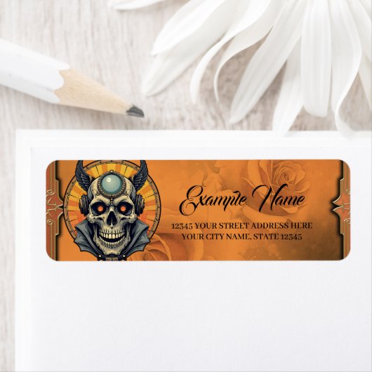 The winged skull.  (Insitu)