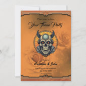 The winged skull.  einladung (Vorderseite)