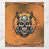 The winged skull. weinetikett (Einzelnes Label)