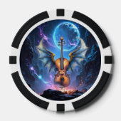 The Winged Violin of Moonlit Realms Pokerchips (Vorderseite)