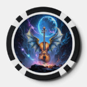The Winged Violin of Moonlit Realms Pokerchips (Rückseite)