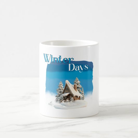 The Winter Days December Christmas  Kaffeetasse (Mittel)