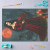 The Winter Goddess | Dark Christmas Krampus Myth Seidenpapier (Basteln)