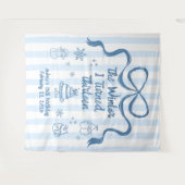 The Winter I turned 13 Birthday Banner  Wandteppich (Vorderseite (Horizontal))