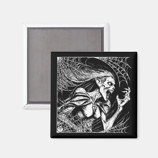 The Witch Magnet (Vorderseite/Rückseite)