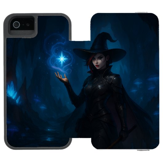 The Witch of VEKAR’NOCT Incipio iPhone Geldbeutel-Hülle (Folio Geöffnet)