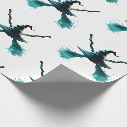 The Witch's Cross White Background Geschenkpapier (Ecke)