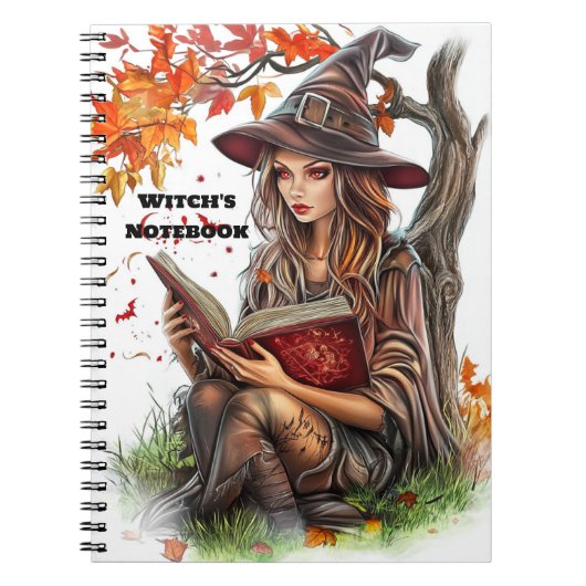 The witch's notebook.A great Halloween gift Notizblock (Vorderseite)