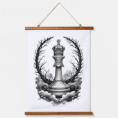 The Withered Throne Wandteppich Mit Holzrahmen (Vorderseite)