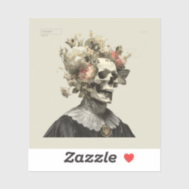 The Withering Courtier – Gothic Fine Art Aufkleber