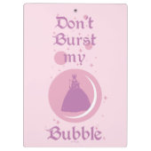The Wizard Of Oz™ | Don't Burst My Bubble Klemmbrett (Rückseite)