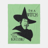 The Wizard Of Oz™ | I'm A Witch Fleecedecke (Vorderseite)