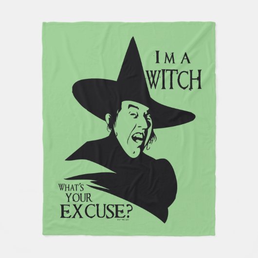 The Wizard Of Oz™ | I'm A Witch Fleecedecke (Vorderseite)