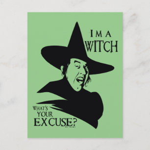 The Wizard Of Oz™   I'm A Witch Postkarte