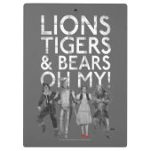 The Wizard Of Oz™ | Lions Tigers & Bears Oh My! Klemmbrett (Rückseite)