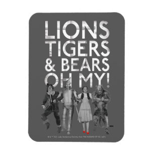 The Wizard Of Oz™   Lions Tigers & Bears Oh My! Magnet