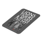 The Wizard Of Oz™ | Lions Tigers & Bears Oh My! Magnet (Linke Seite)
