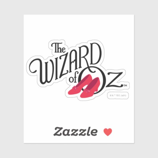 The Wizard Of Oz™ Logo Aufkleber (Blatt)