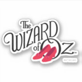 The Wizard Of Oz™ Logo Aufkleber (Vorderseite)