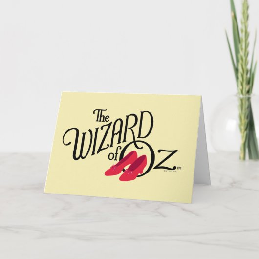 The Wizard Of Oz™ Logo Karte (Vorderseite)