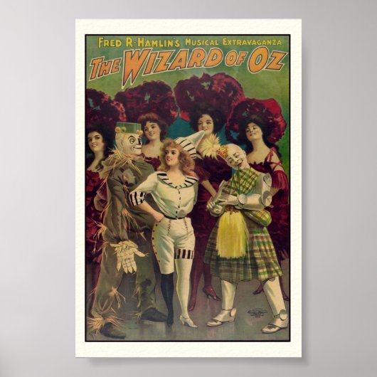 The Wizard of Oz Musical Vintage Poster 1903 (Vorne)