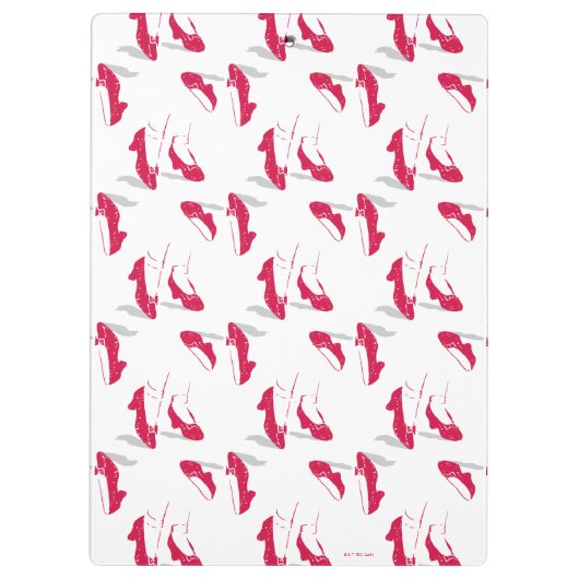 The Wizard Of Oz™ | Ruby Slippers™ Pattern Klemmbrett (Rückseite)