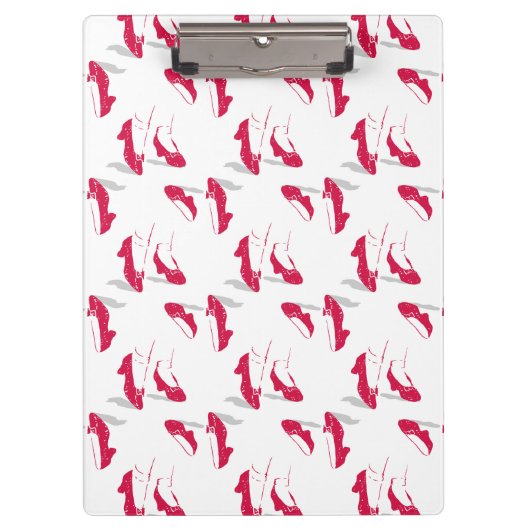 The Wizard Of Oz™ | Ruby Slippers™ Pattern Klemmbrett (Vorderseite)