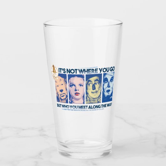 The Wizard Of Oz™ | Who You Meet Along The Way Glas (Vorderseite)