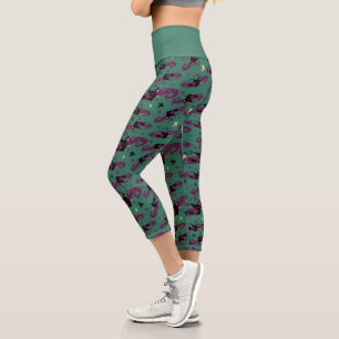 The Wizard Of Oz™ Wicked Witch™ Pattern Capri Leggings