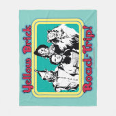 The Wizard Of Oz™ | Yellow Brick Road-Trip! Fleecedecke (Vorderseite)