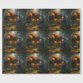 The wizard of the Shell fantasy mat wrapping paper Geschenkpapier (Flach)