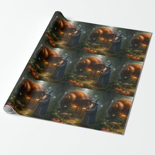 The wizard of the Shell fantasy mat wrapping paper Geschenkpapier (Ungerollt)