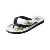 "The Wobbly Bus" Playful School Days Kinderbadesandalen (Schrägansicht)