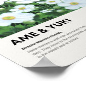 The Wolf Children anime poster (Ecke)