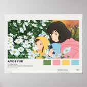 The Wolf Children anime poster (Vorne)