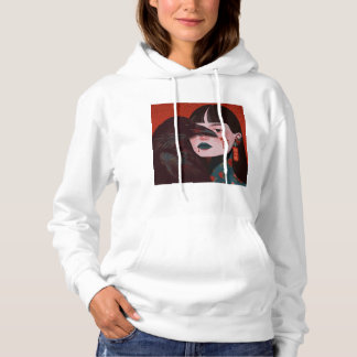 The woman and the crow hoodie
