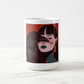 The woman and the crow kaffeetasse (Mittel)