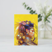 the woman postkarte (Stehend Vorderseite)