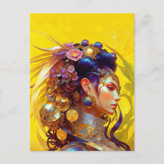 the woman postkarte (Vorderseite)