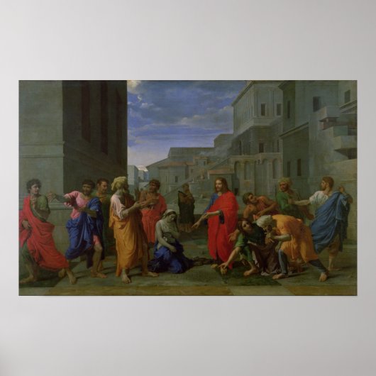 The Woman Taken in Adultery, 1653 Poster (Vorne)