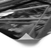 "The Wonder Wheel B&W" Poster (Ecke)