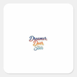 The Wonder Years Quadratischer Aufkleber