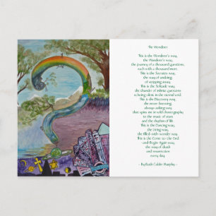 The Wonderer - by Ruth Calder Murphy - Postcard Postkarte