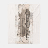 The wonderful age of steam locomotion fleecedecke (Vorderseite)