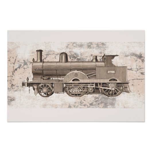 The wonderful age of steam locomotion poster (Vorderseite)