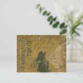 "The Wonderful City Tokio" Buchcover auf leerem Ba Postkarte (Stehend Vorderseite)