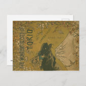 "The Wonderful City Tokio" Buchcover auf leerem Ba Postkarte (Vorne/Hinten)